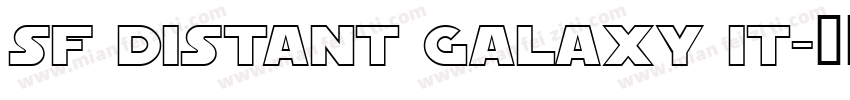 SF Distant Galaxy It字体转换